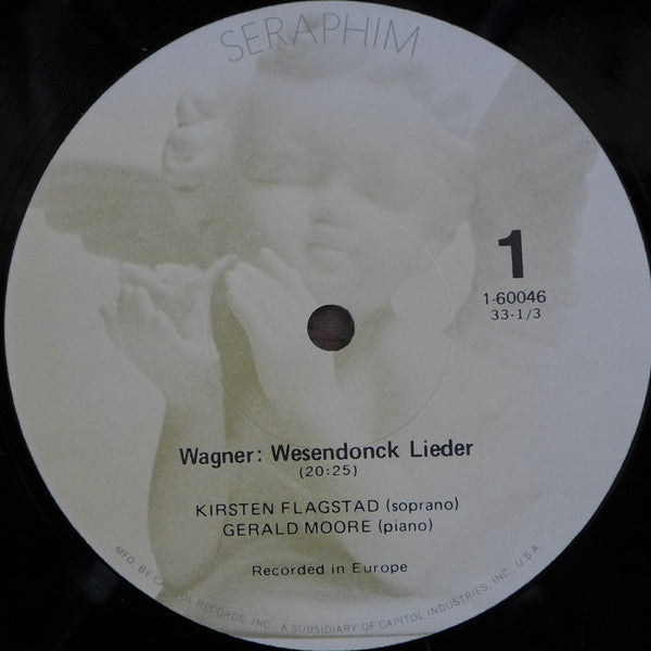 Kirsten Flagstad, Richard Wagner / Johannes Brahms /Herbert Downes Edvard Grieg, Gerald Moore : Wesendonck Lieder (Original Version) / 2 Songs, Op. 91 / 4 Songs (LP, Comp, Mono, RE)