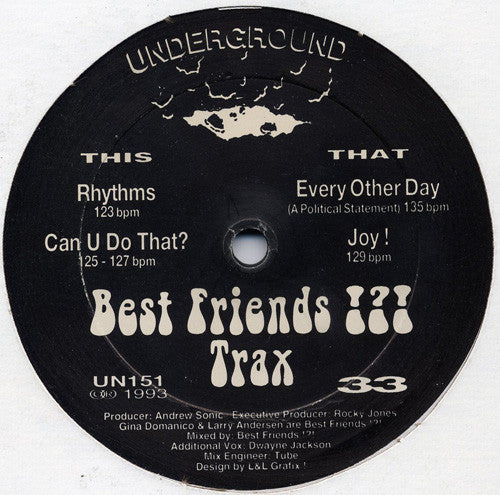 Best Friends !?! : Trax (12")