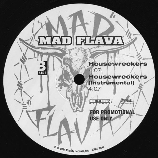 Mad Flava : Bump Ya Head / Housewreckers (12", Promo)