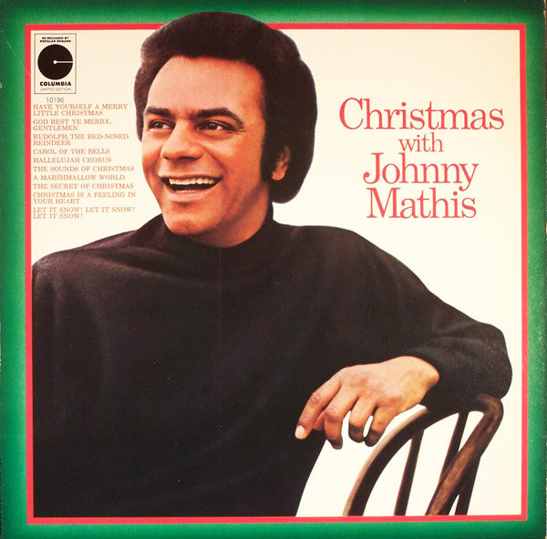 Johnny Mathis : Christmas With Johnny Mathis (LP, RE, Ter)