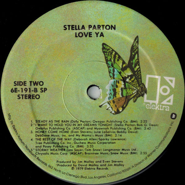 Stella Parton : Love Ya (LP, Album, Spe)