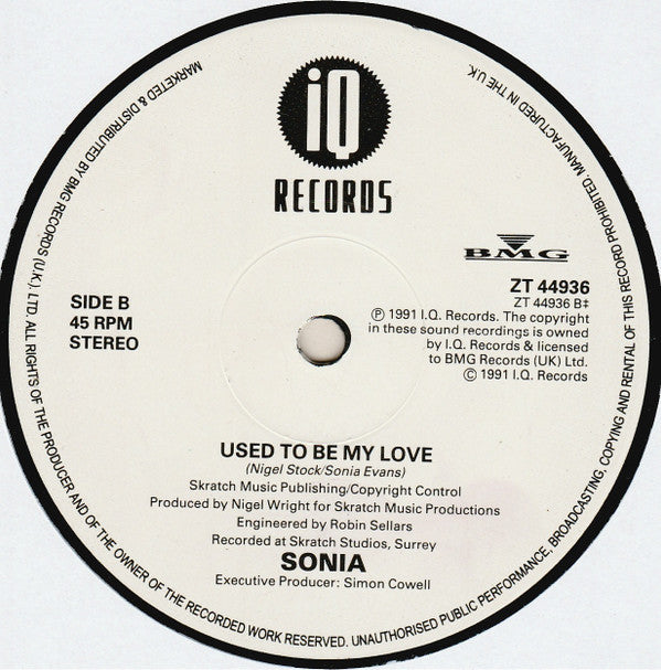 Sonia : Be Young, Be Foolish, Be Happy (12")