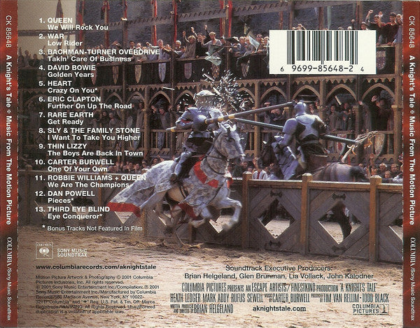 Various : A Knight's Tale (Music From The Motion Picture) (CD, Comp)