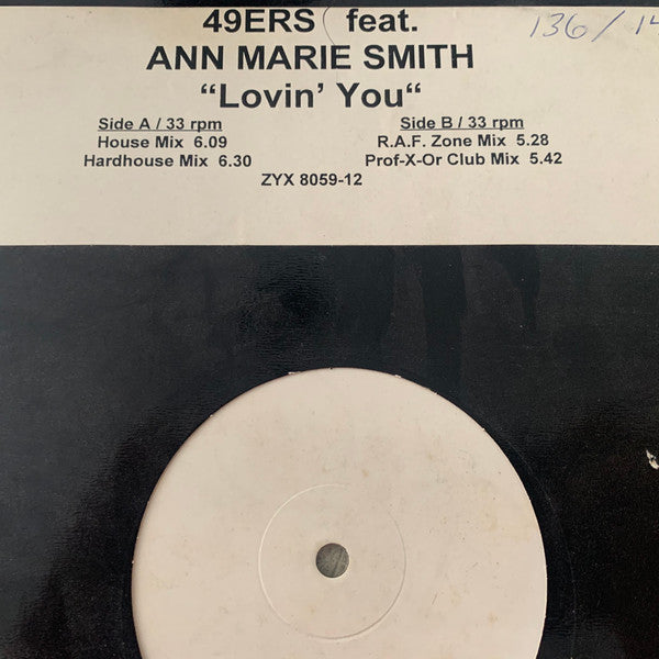 49ers Feat. Ann-Marie Smith : Lovin' You (12", TP)