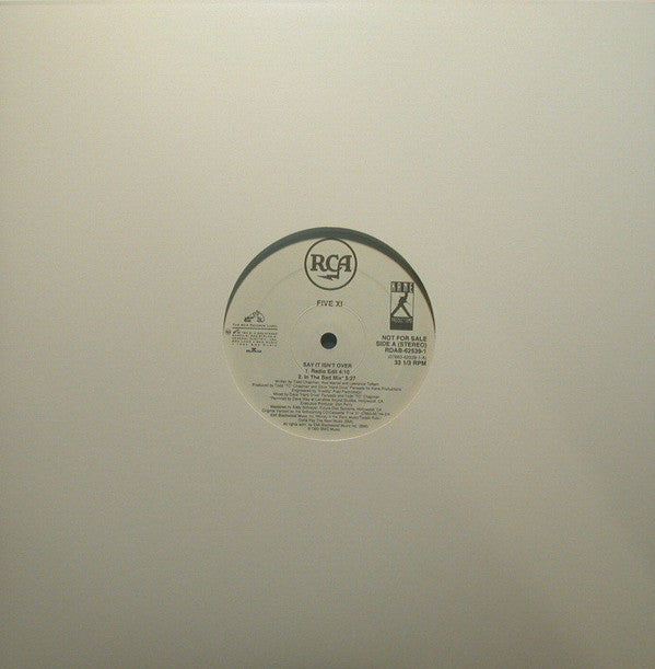 Five Xi : Say It Isn't Over (12", Promo)