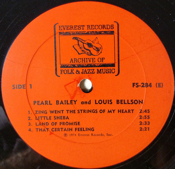 Pearl Bailey and Louis Bellson : Pearl Bailey And Louis Bellson (LP, Comp)