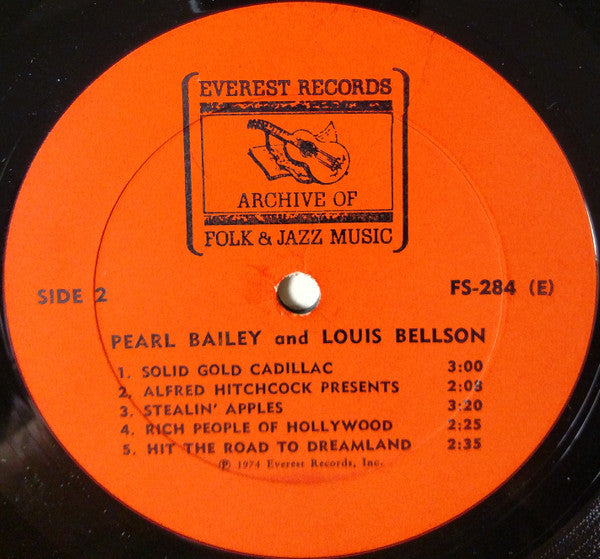 Pearl Bailey and Louis Bellson : Pearl Bailey And Louis Bellson (LP, Comp)