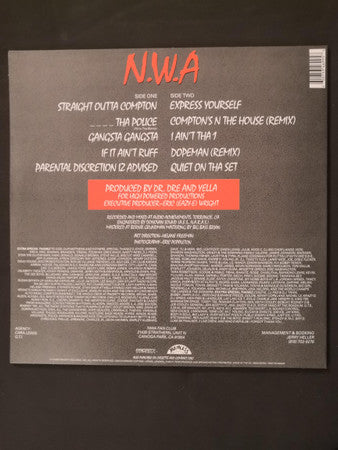 Buy N.W.A. : Straight Outta Compton (LP, Album, RE) Online for a