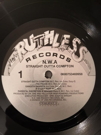 Buy N.W.A. : Straight Outta Compton (LP, Album, RE) Online for a