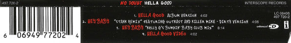 No Doubt : Hella Good (CD, Single, Enh)