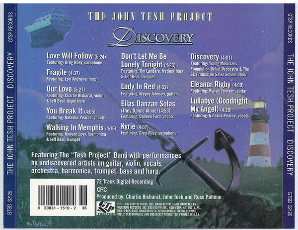 John Tesh :  Discovery (CD, Album, Club, CRC)