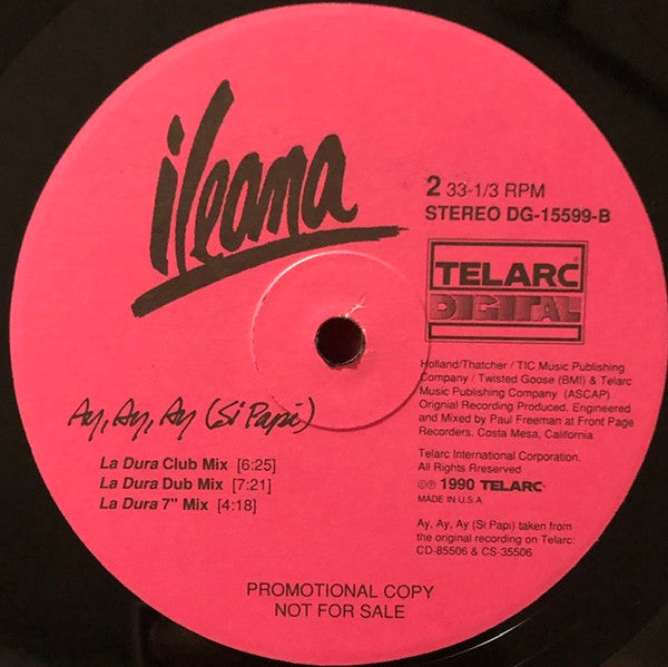 Ileana : Ay, Ay, Ay (Si Papi) (12", Promo)