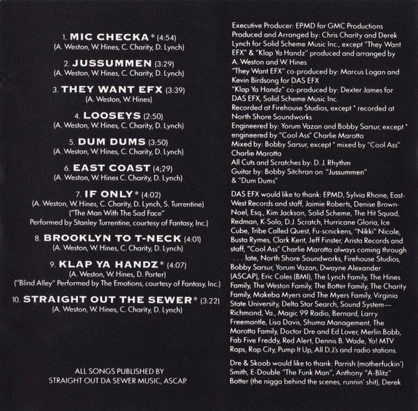 Das EFX : Dead Serious (CD, Album)