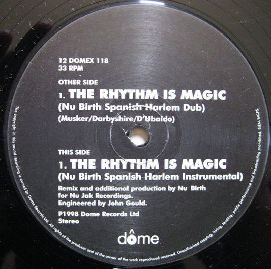 Isabel Fructuoso : The Rhythm Is Magic (Nu Birth Remixes) (12")