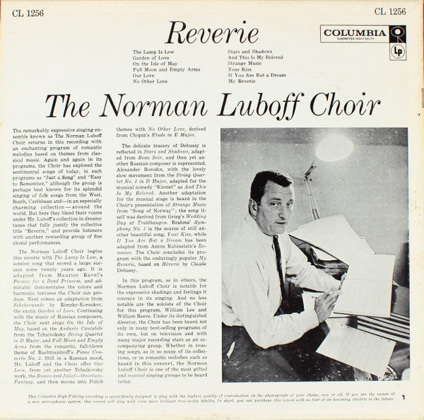 Norman Luboff Choir : Reverie (LP, Album, Mono)