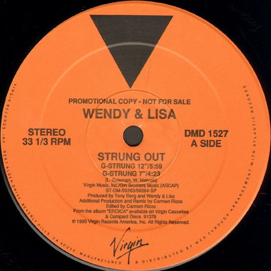 Wendy & Lisa : Strung Out (12", Promo)