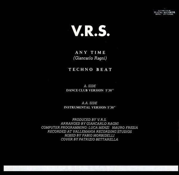 Techno Beat : Any Time (12")