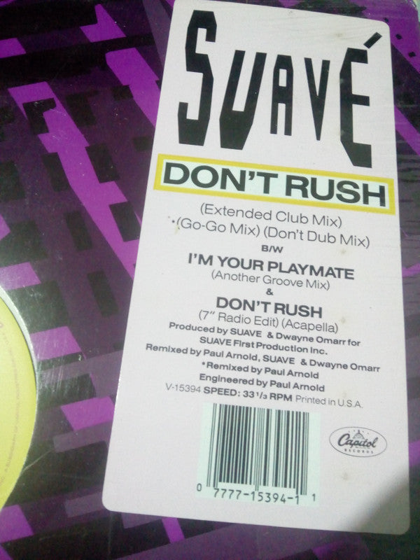 Suavé : Don't Rush (12")