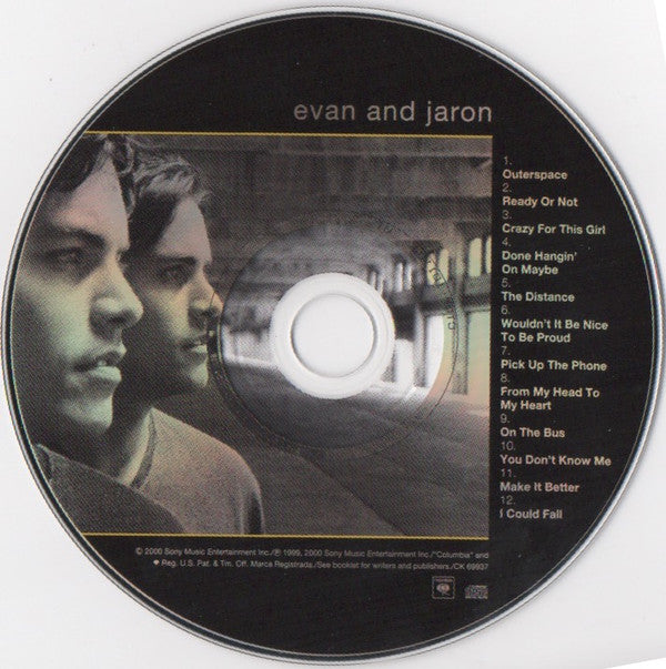 Evan And Jaron : Evan And Jaron (CD, Album)