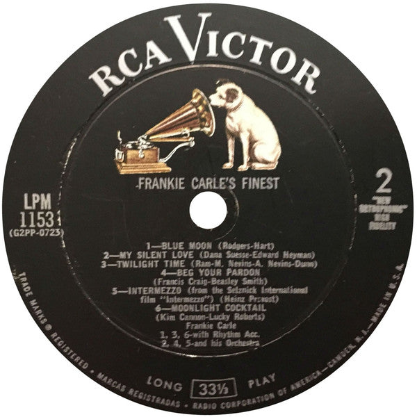 Frankie Carle : Frankie Carle's Finest (LP, Comp, Mono)