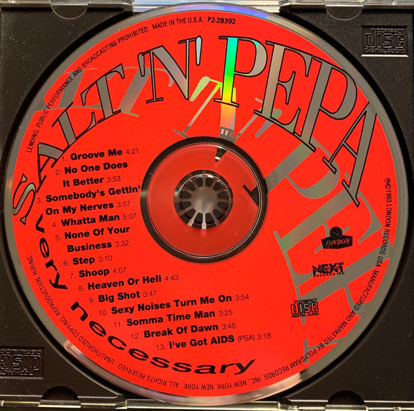 Salt 'N' Pepa : Very Necessary (CD, Album, Club)