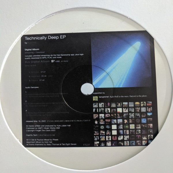 Kyle Hall : Technically Deep EP (12", EP)