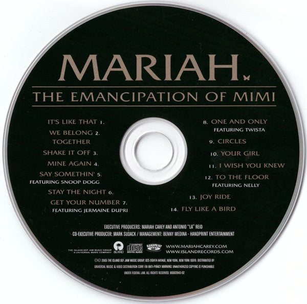 Mariah Carey : The Emancipation Of Mimi (CD, Album)