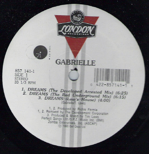 Gabrielle : Dreams (12")