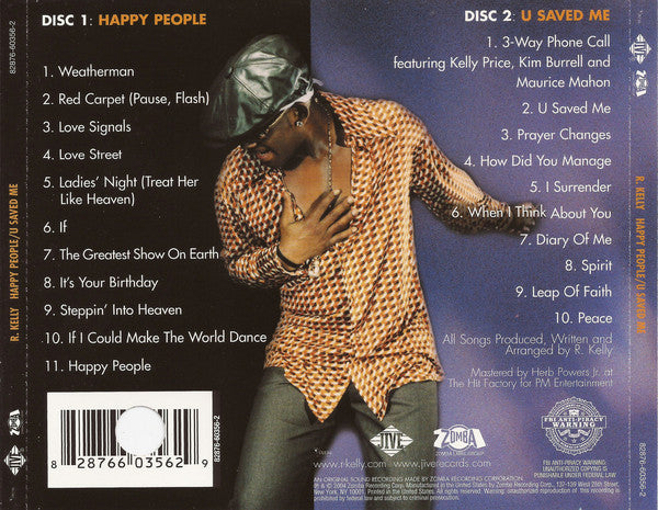 R. Kelly : Happy People / U Saved Me (2xCD, Album, Son)