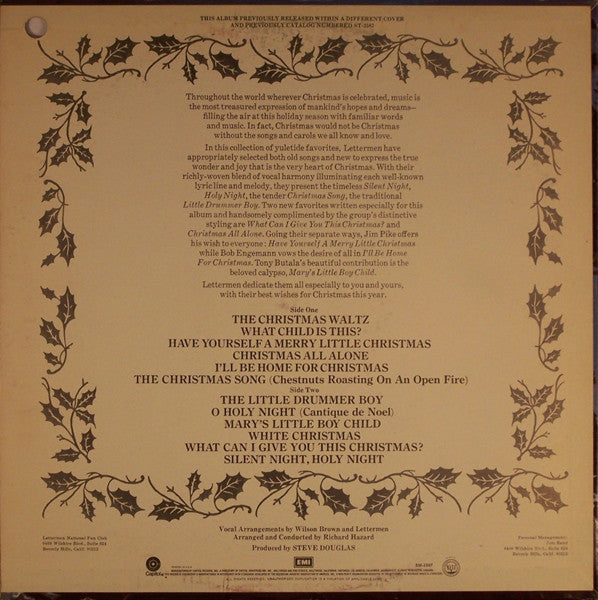 The Lettermen : For Christmas This Year (LP, Album, RE, Jac)