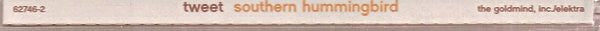 Tweet : Southern Hummingbird (CD, Album, Enh)