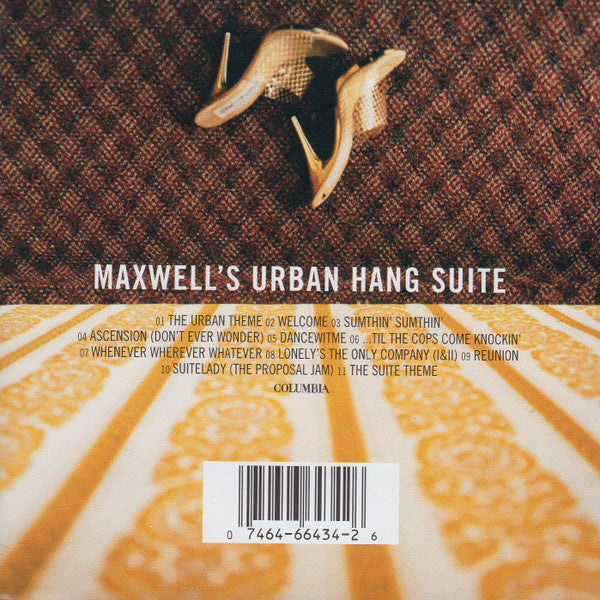 Maxwell : Maxwell's Urban Hang Suite (CD, Album)