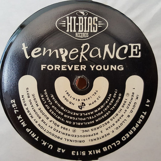 Temperance : Forever Young (12")