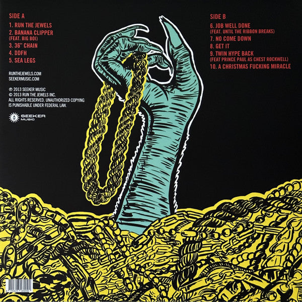 Run The Jewels : Run The Jewels (LP, Album, RE, RP, Red)