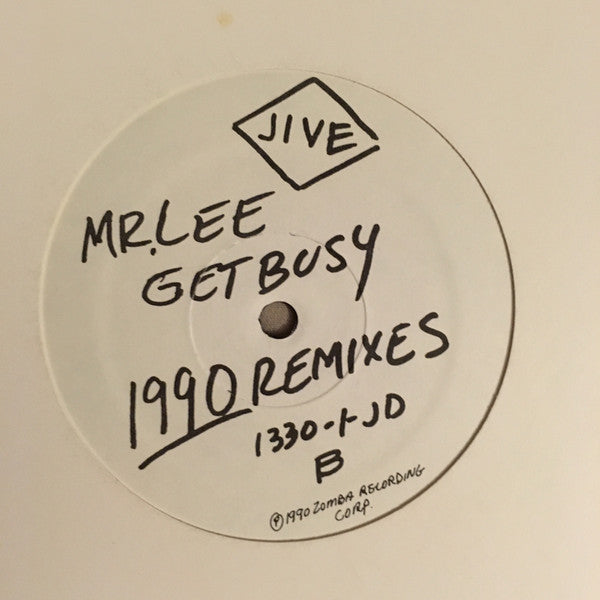 Mr. Lee : Get Busy (1990 Remixes) (12")