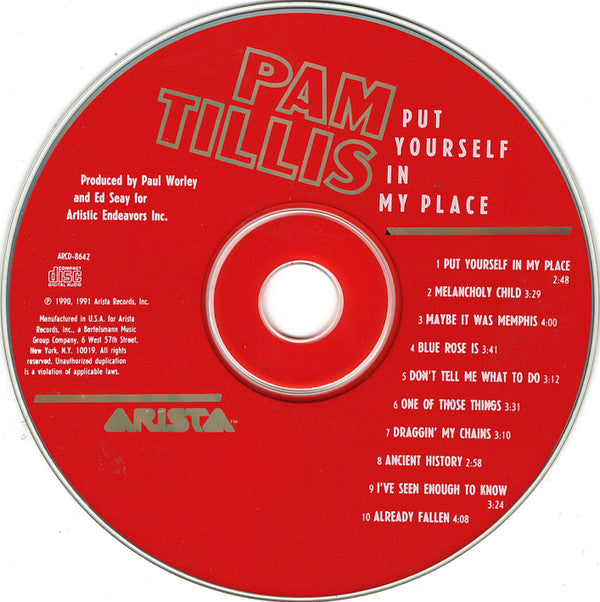 Pam Tillis : Put Yourself In My Place (CD, Album, Club)