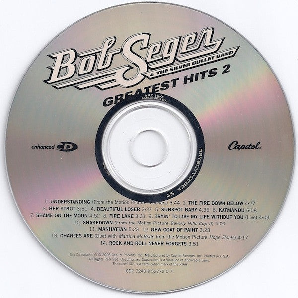 Bob Seger And The Silver Bullet Band : Greatest Hits 2 (CD, Comp, Enh)