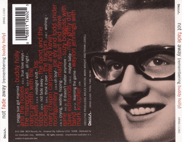 Various : Not Fade Away {Remembering Buddy Holly} (CD, Album)