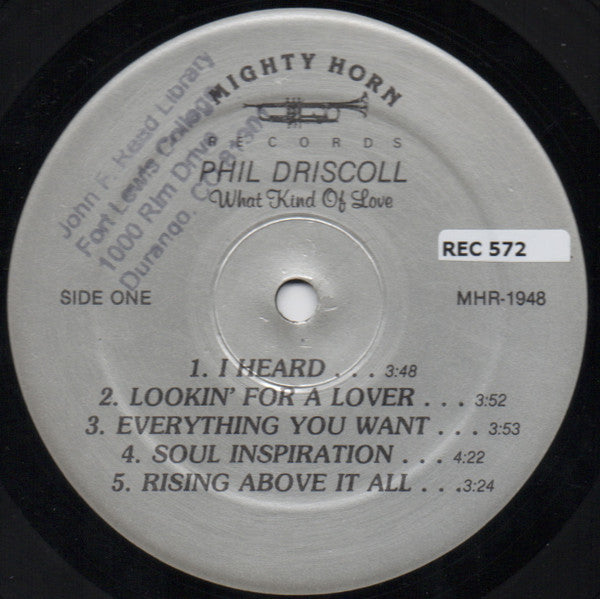 Phil Driscoll : What Kind Of Love.... (LP)