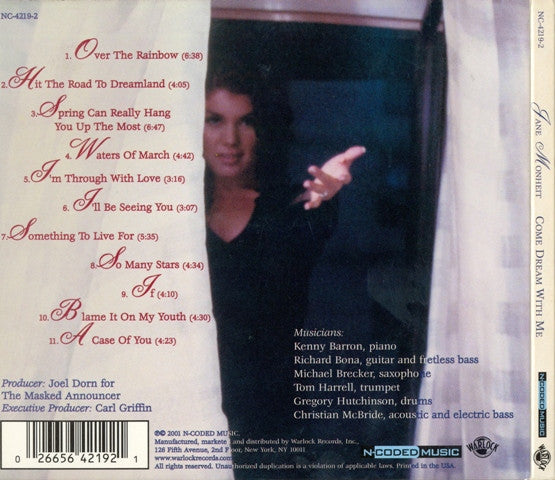Jane Monheit : Come Dream With Me (CD, Album, Dig)