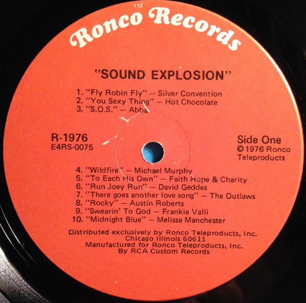 Various : Sound Explosion (LP, Comp)