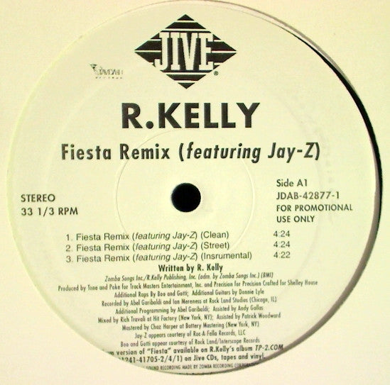 R. Kelly : Fiesta (12", Promo)