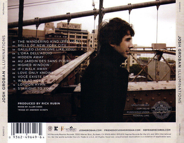 Josh Groban : Illuminations (CD, Album)