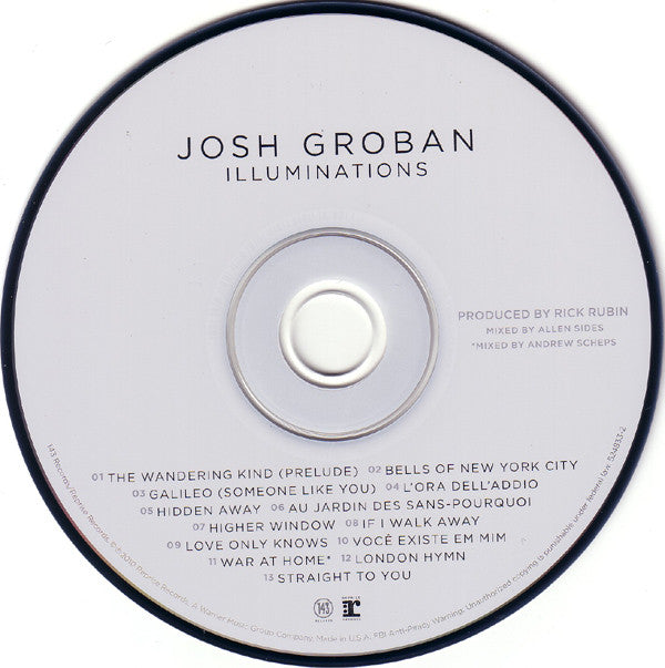 Josh Groban : Illuminations (CD, Album)