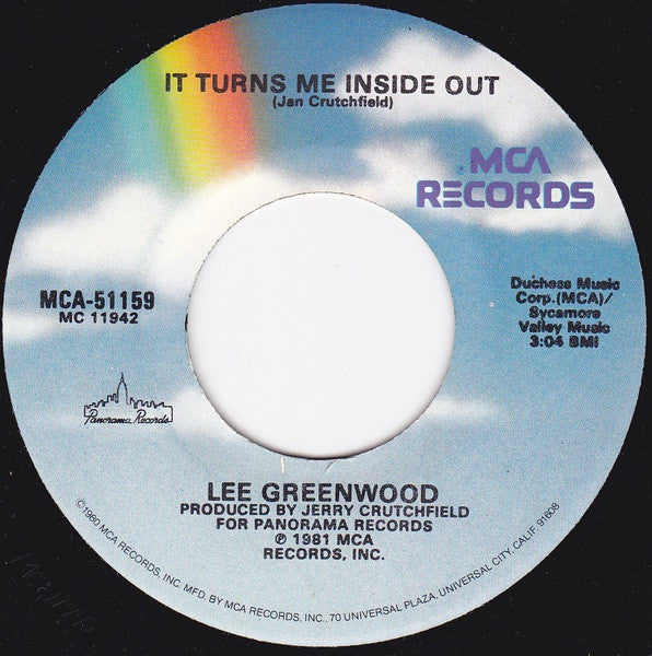 Lee Greenwood : It Turns Me Inside Out / Thank You For Changing My Life (7", Single)