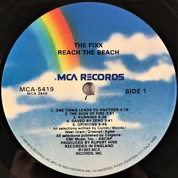 The Fixx : Reach The Beach (LP, Album, RE)