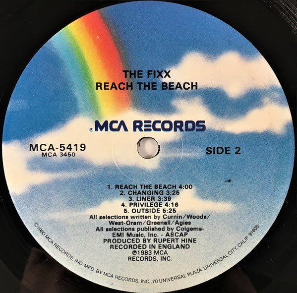 The Fixx : Reach The Beach (LP, Album, RE)