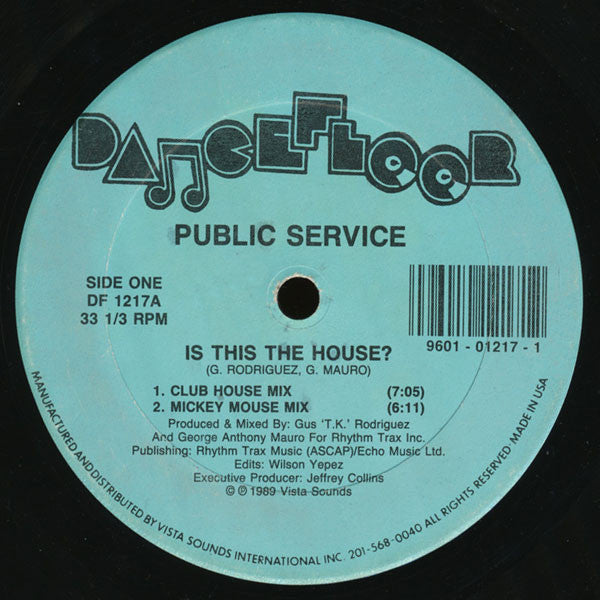 Public Service : Is This The House? (12")