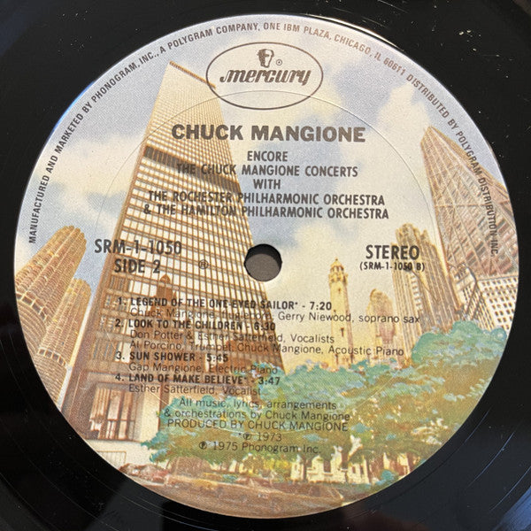 Chuck Mangione : Encore - The Chuck Mangione Concerts (LP, Album, Comp, RE)