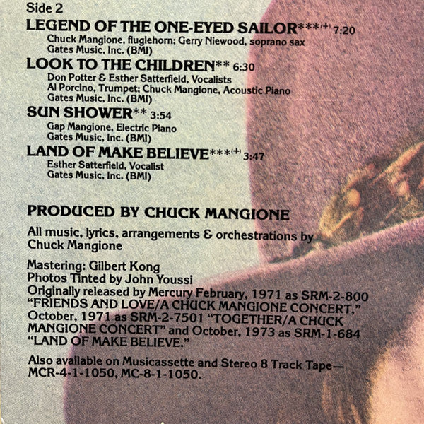 Chuck Mangione : Encore - The Chuck Mangione Concerts (LP, Album, Comp, RE)